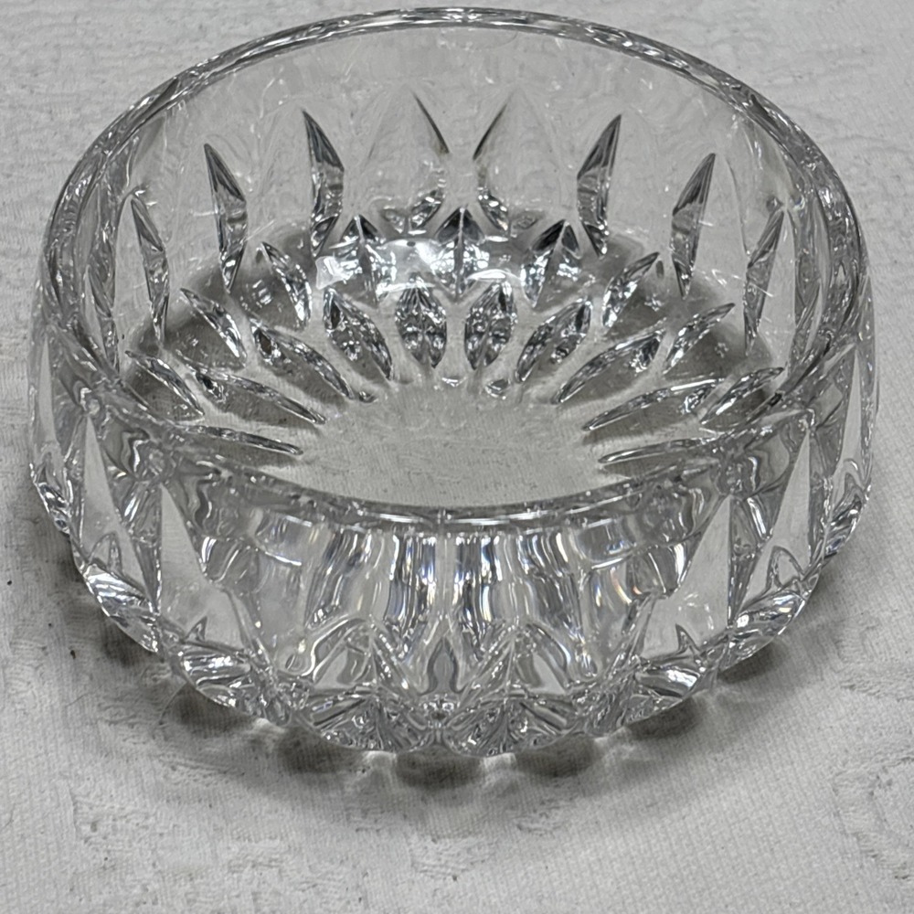 GORHAM ALTHEA CUT 24% LEAD CRYSTAL SERVING CANDY NUT Bowl 4" GERMANY VINTAGE